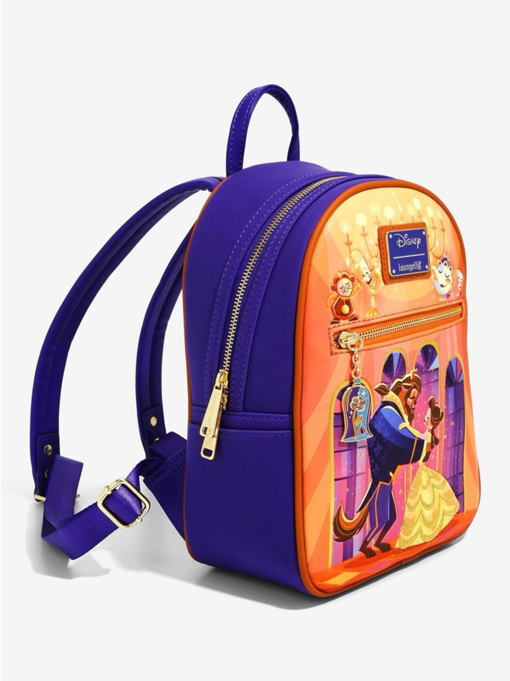 Loungefly Disney Beauty and the Beast Chibi Ballroom Mini Backpack — Used Once - Picture 2 of 15